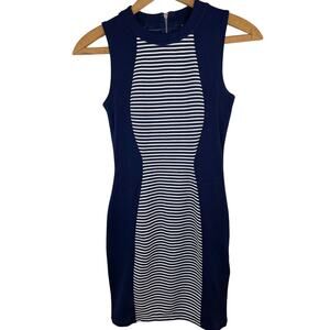 Divided Body Con Cut Out Sleeveless Dress